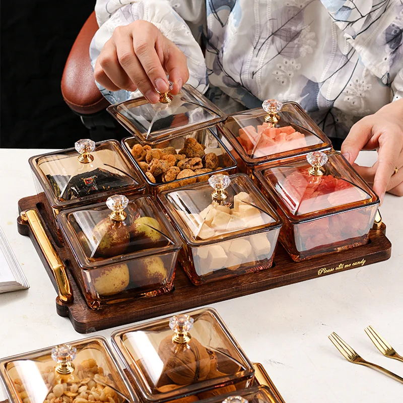Plato de frutas secas para el  - Dim Sum Basket reseña y precio